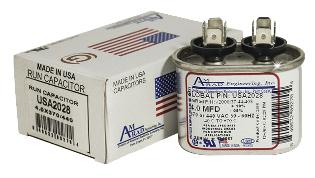 USA2031 7.5X370/440 OVAL CAPACITOR - Capacitors